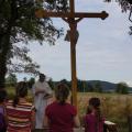 Z obřadu žehnání obnoveného kříže