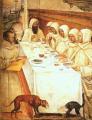 Sodoma - sv. Benedikt a jeho žáci v refektáři